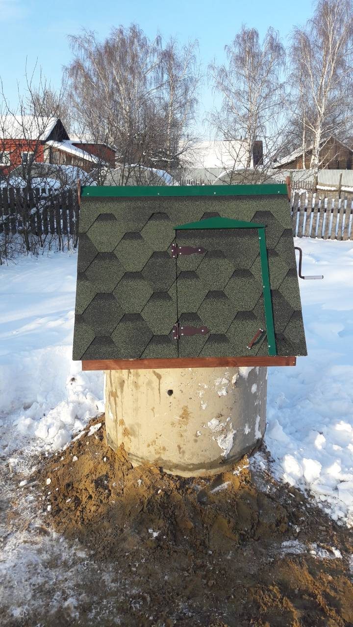Копка колодца на 6 колец, д. Логиново, Павло-Пасадскии район 
