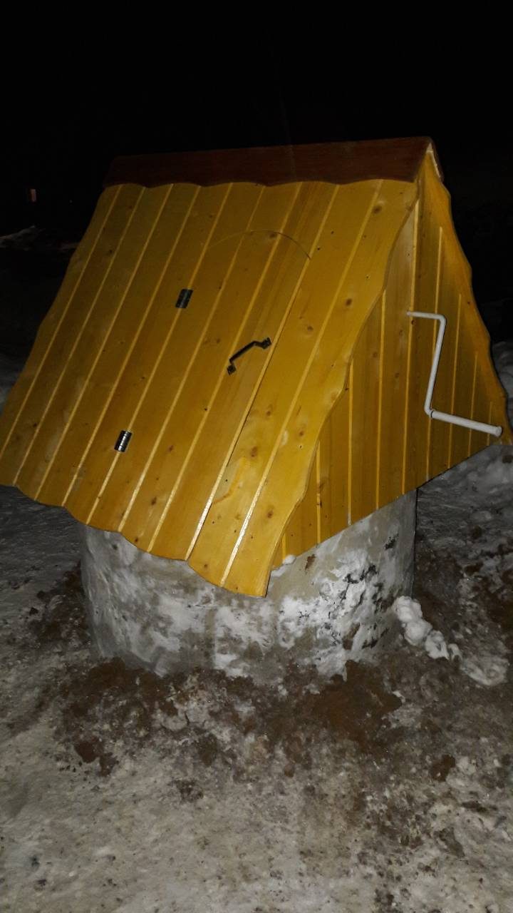 д. Калугино, копка колодца под ключ на 7 колец
